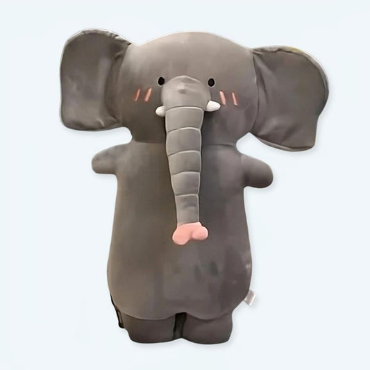 Peluche éléphant oreiller doux enfant sommeil paisible