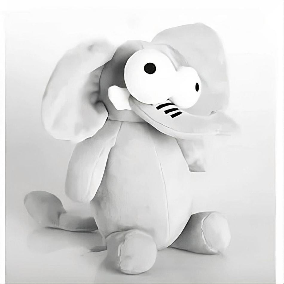 Peluche éléphant rigolo doux enfant chambre déco