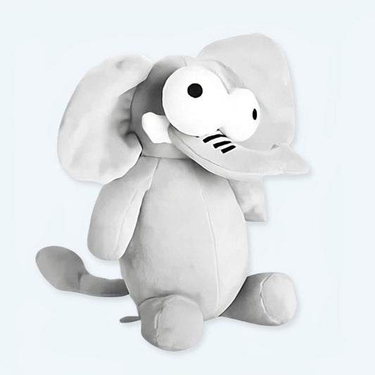 Peluche éléphant rigolo doux enfant chambre déco