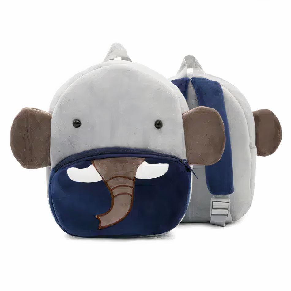 Peluche éléphant sac à dos doux enfant câlin voyage