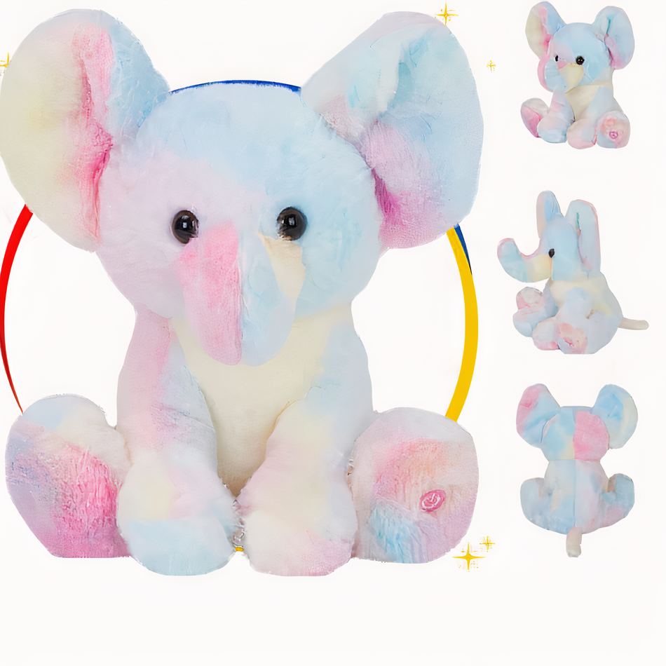 Peluche éléphant veilleuse douce chambre enfant nuit