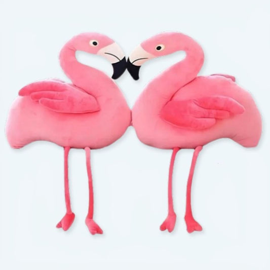 Peluche flamant rose géant doux chambre enfant déco