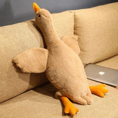 Peluche géante canard aux petites ailes