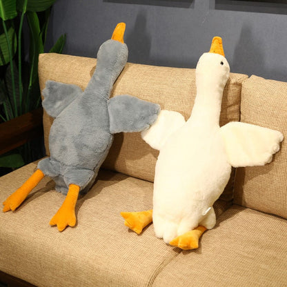 Peluche géante canard aux petites ailes