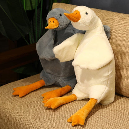 Peluche géante canard aux petites ailes