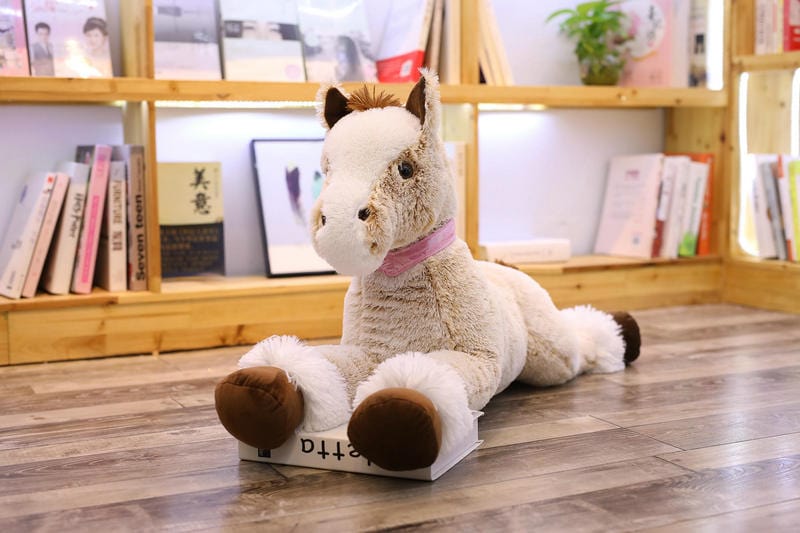 Peluche Géante Cheval  Sabot-d'Or | Peluche World 90 cm