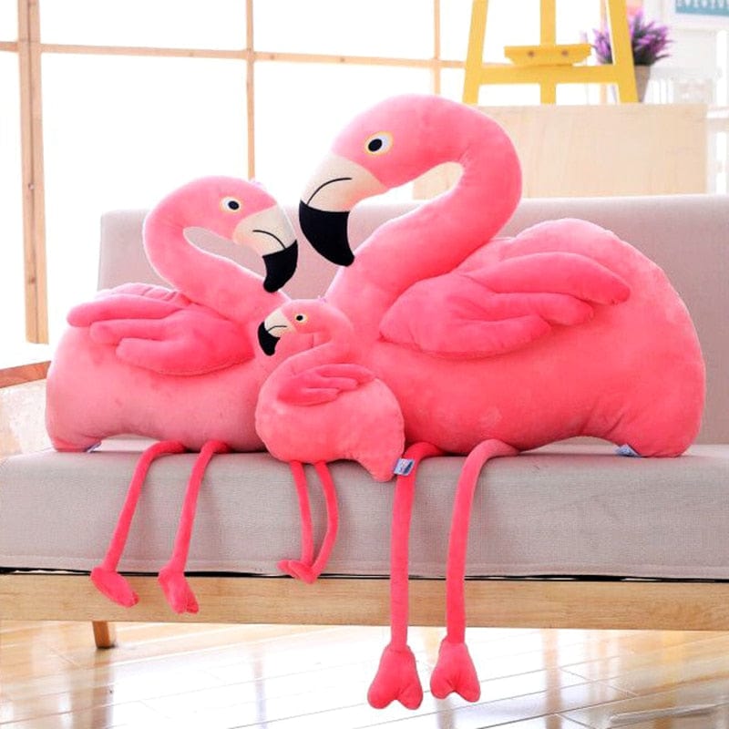 Peluche Géante Flamant Rose  Flamy l'Amoureux | Peluche World 25 cm