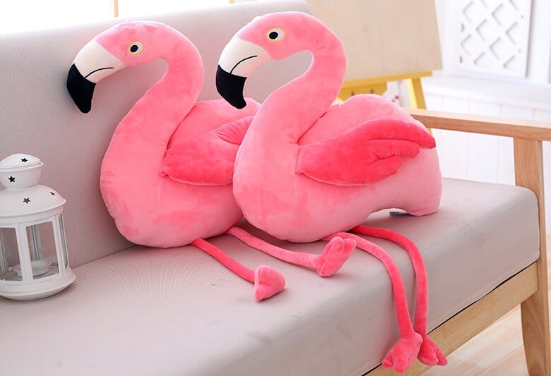 Peluche Géante Flamant Rose  Flamy l'Amoureux | Peluche World