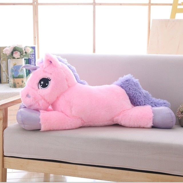 Peluche Géante Licorne  Lucie la Licorne | Peluche World 80 cm / Rose