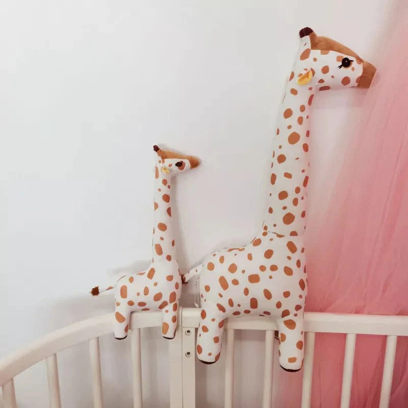 Peluche girafe au très long cou