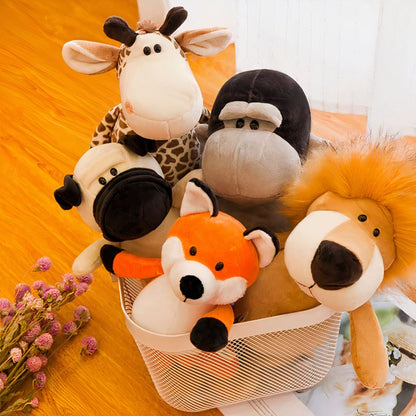 Peluche girafe douce jungle enfant câlin réaliste