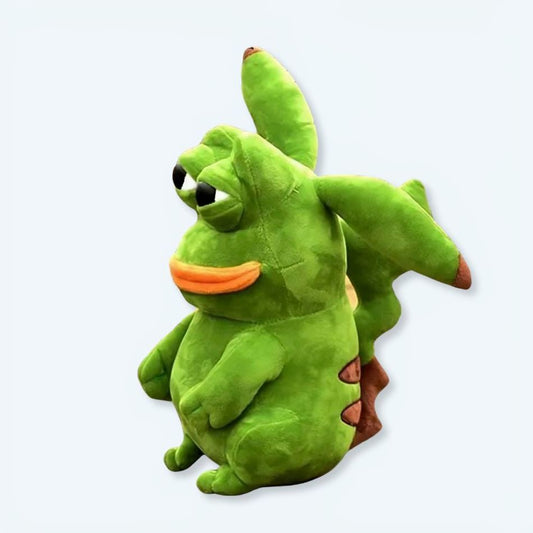 Peluche grenouille Pikachu douce verte enfant amusant
