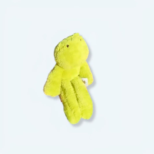 Peluche grenouille verte douce enfant câlin pelucheux