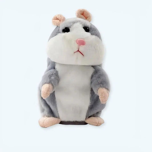 Peluche Hamster gris interactif doux enfant amusant