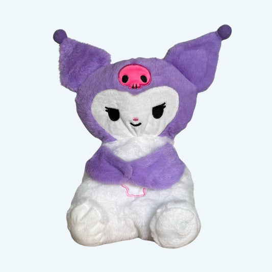Peluche Hello Kitty Kuromi violet veilleuse douce nuit