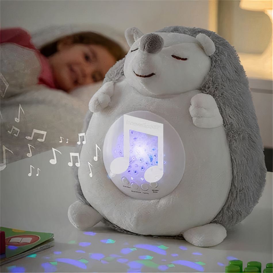 Peluche hérisson douce étoilée lumineuse chambre enfant