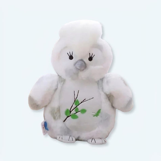 Peluche hibou kawaii doux nocturne enfant décor cozy