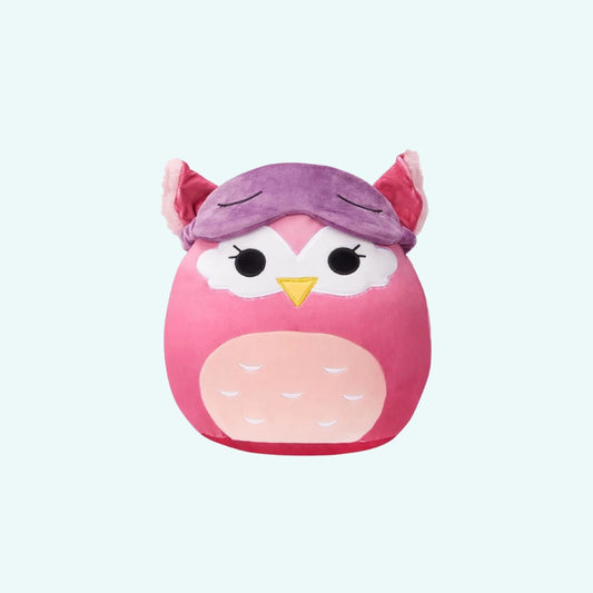 Peluche hibou Squishmallow cosy enfant chambre hiver