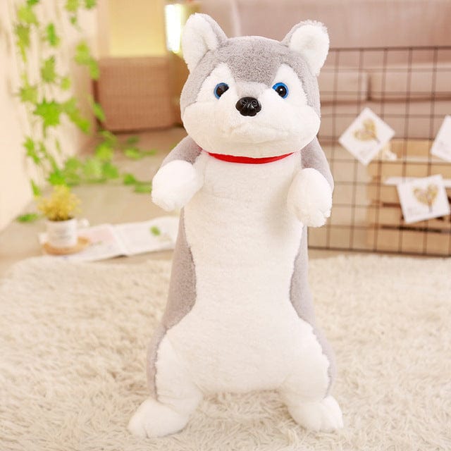 Peluche Husky Géant  Chien-Loup | Peluche World 60 cm