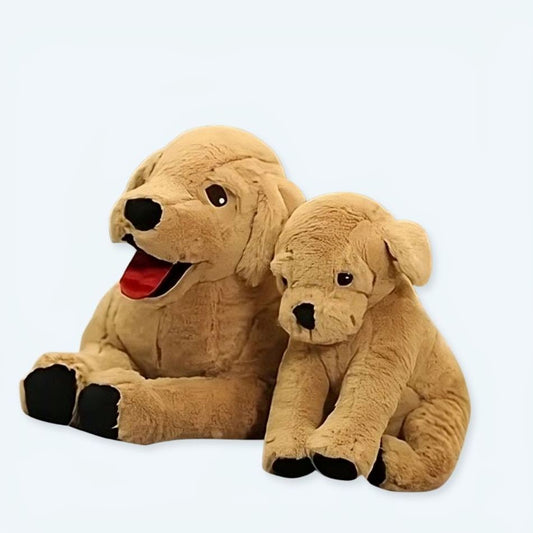 Peluche labrador doux compagnon enfant câlin réaliste