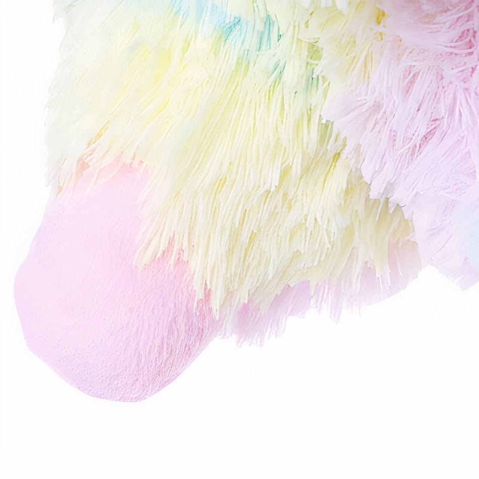 Peluche lama arc-en-ciel doux câlin décor pastel