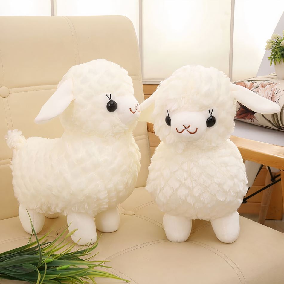 Peluche lama doux enfant câlin univers animal