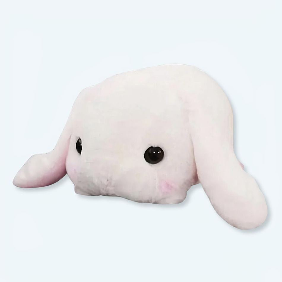 Peluche lapin blanc doux câlin pour chambre enfant