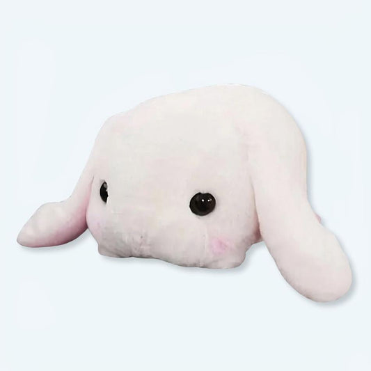 Peluche lapin blanc doux câlin pour chambre enfant