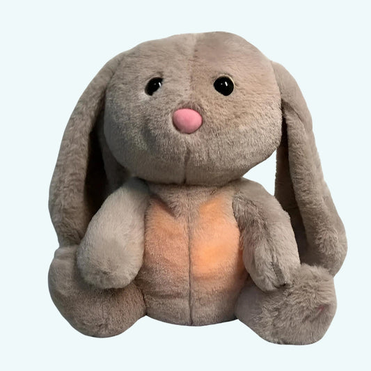 Peluche lapin doux berceuse relaxante pour enfant
