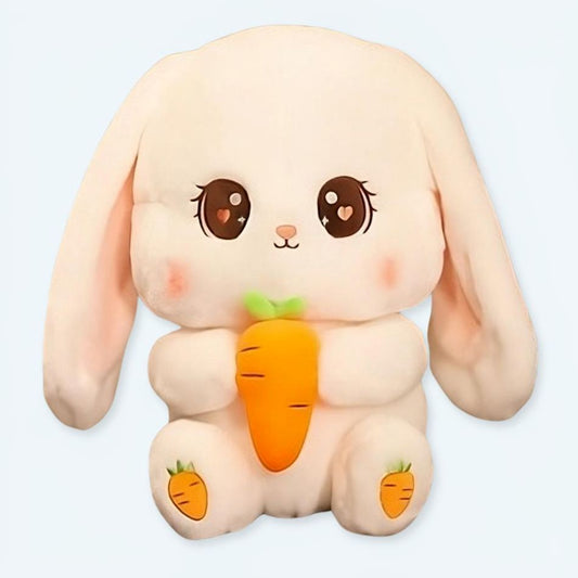 Peluche lapin doux câlin enfant carotte amusante
