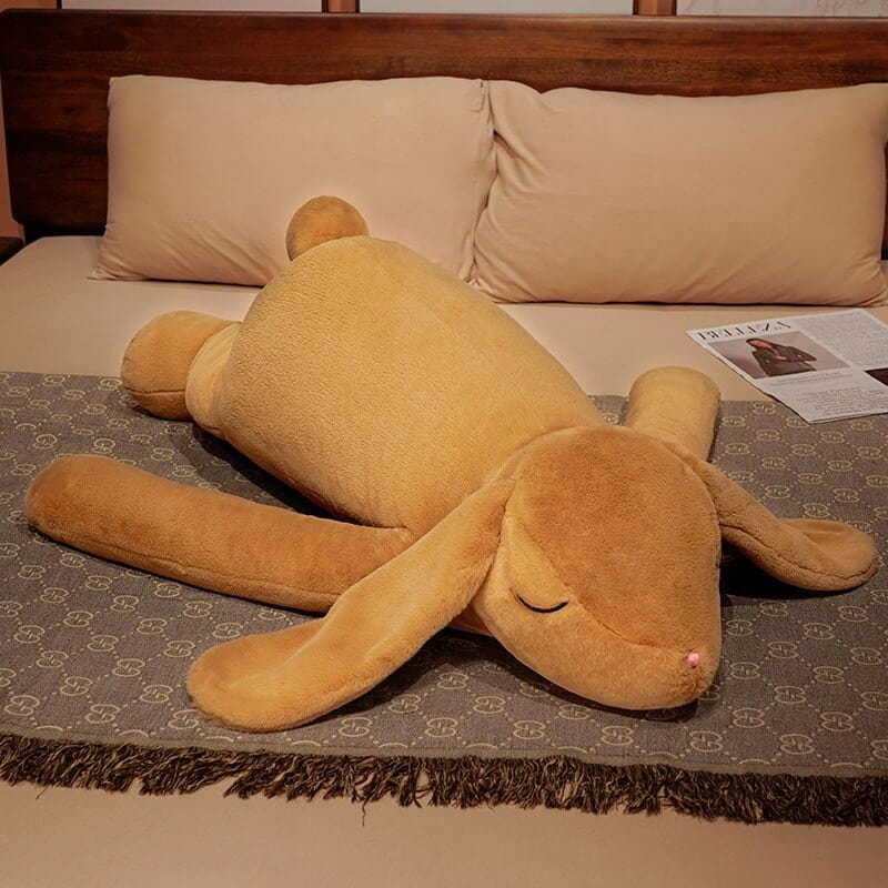 Peluche lapin endormi