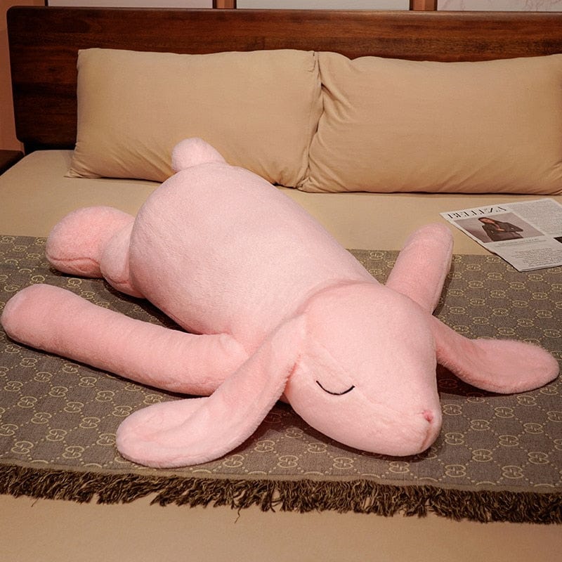 Peluche lapin endormi