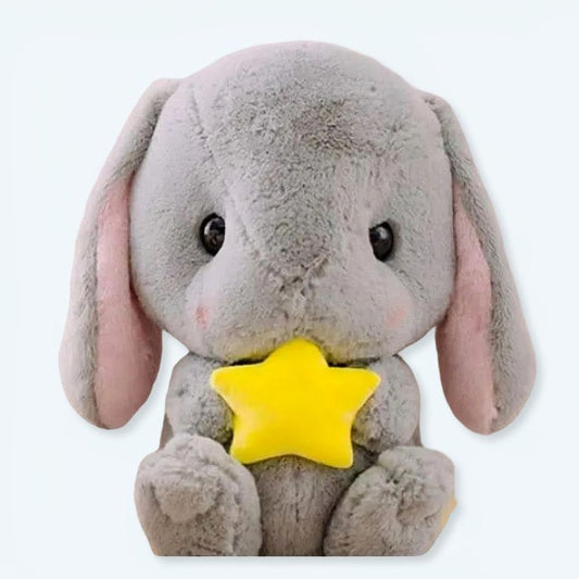Peluche lapin étoile doux coton enfant câlin nuit
