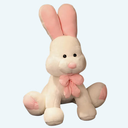 Peluche lapin géant blanc doux câlin enfant chambre