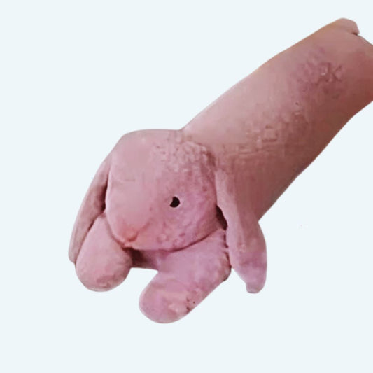 Peluche lapin géant doux coussin confort enfant