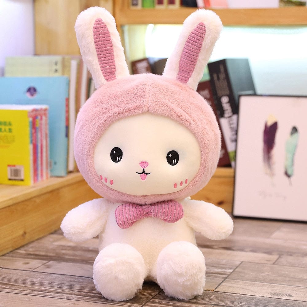 Peluche lapin qui se déguise
