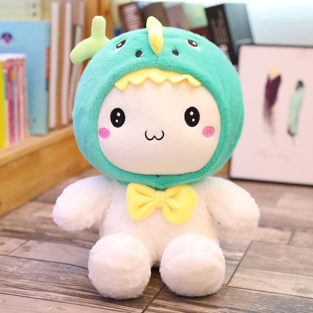 Peluche lapin qui se déguise