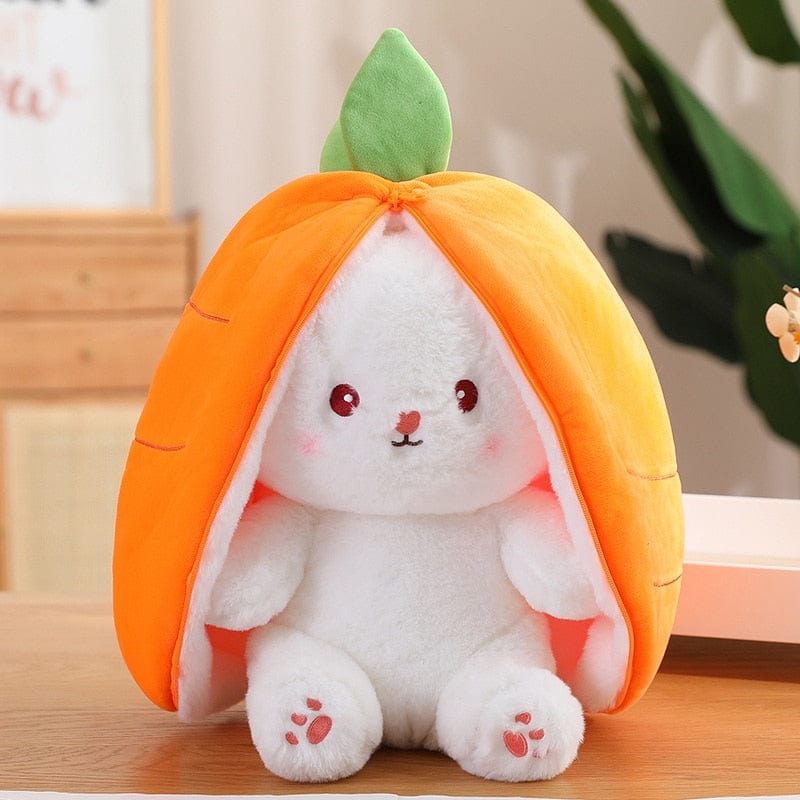 Peluche lapin qui se transforme