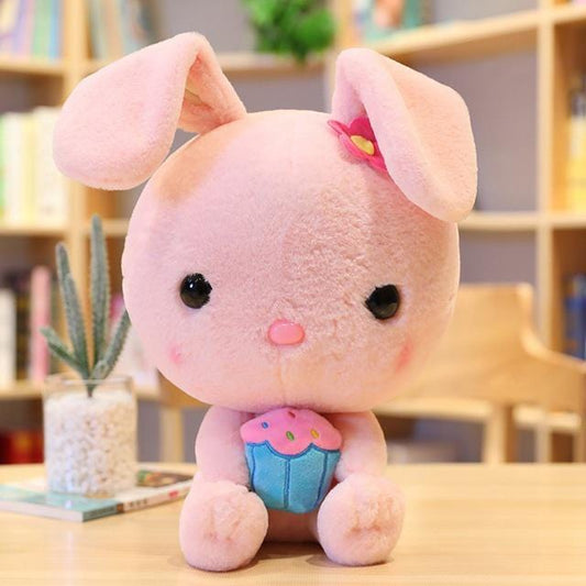 Peluche Lapin Rose  Bijou | Peluche World