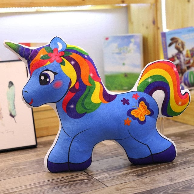 Peluche Licorne Arc En Ciel  Twinkle | Peluche World 40 cm / Bleu