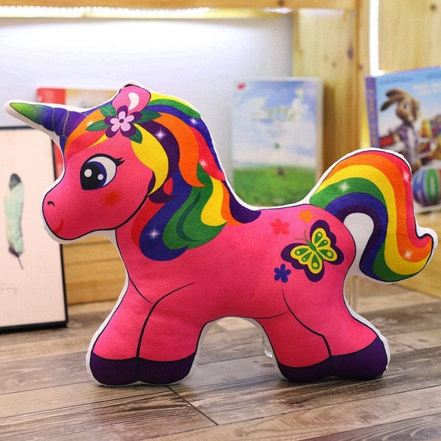 Peluche Licorne Arc En Ciel  Twinkle | Peluche World 40 cm / Rouge