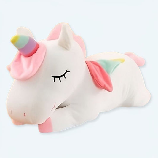 Peluche licorne Blanche douce magique enfant rêve