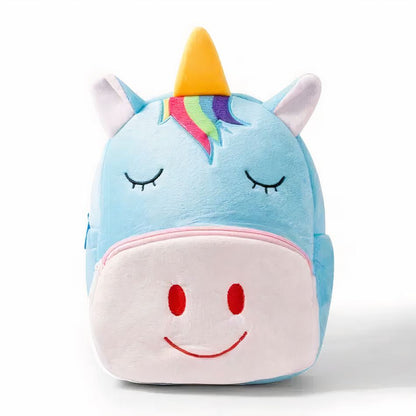 Peluche licorne bleue magique enfant douce câline