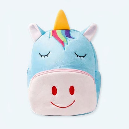 Peluche licorne bleue magique enfant douce câline