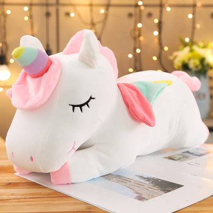 Peluche licorne moelleuse et douce