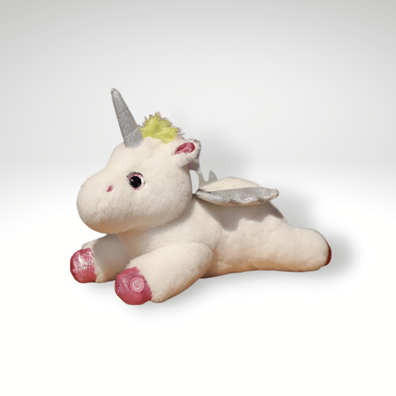 Peluche licorne multicolore éclairé