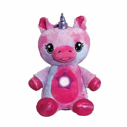 Peluche licorne rose douce enfant chambre magique