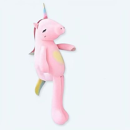 Peluche licorne XXL arc-en-ciel douce câline enfant