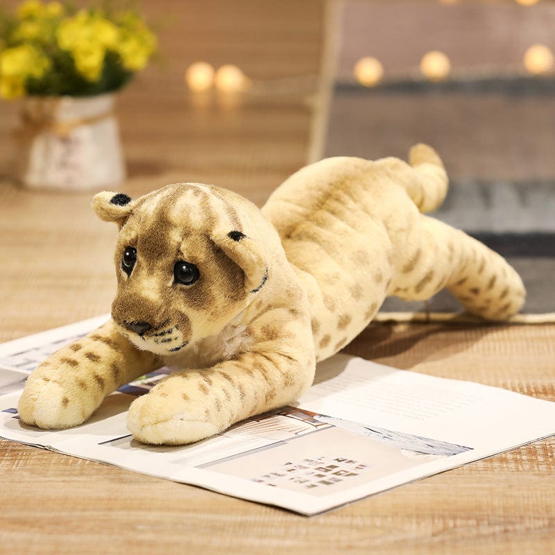 Peluche lion bébé mignon nature