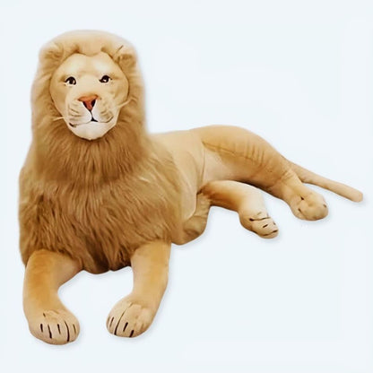 Peluche lion géant doux safari chambre enfant